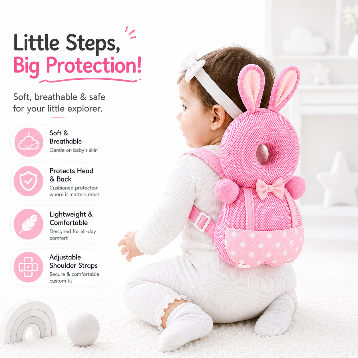 Baby anti-fall pillow